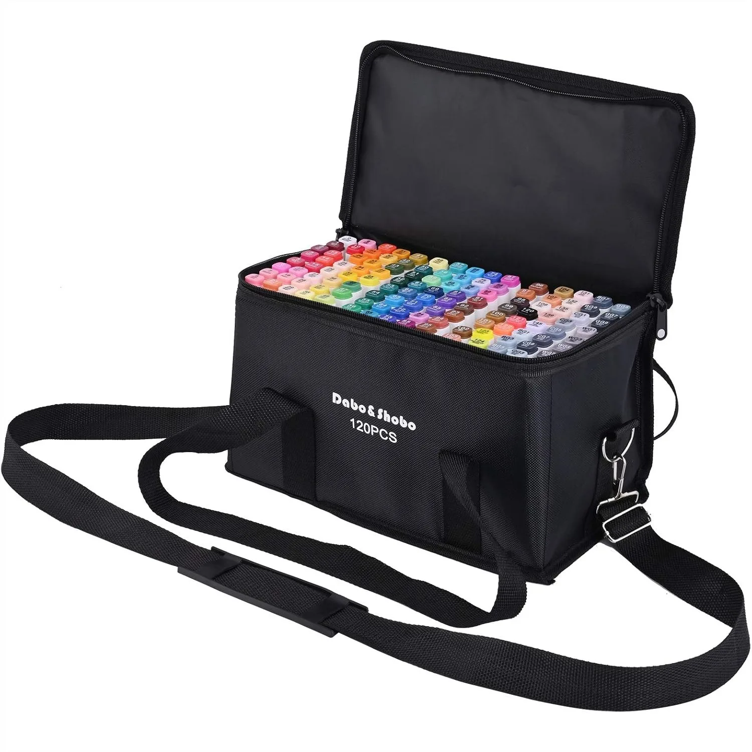 

120 Colors Alcohol Drawing Markers, Dual Tip Art Markers with Fine & Chisel Tip for Adult Coloring
