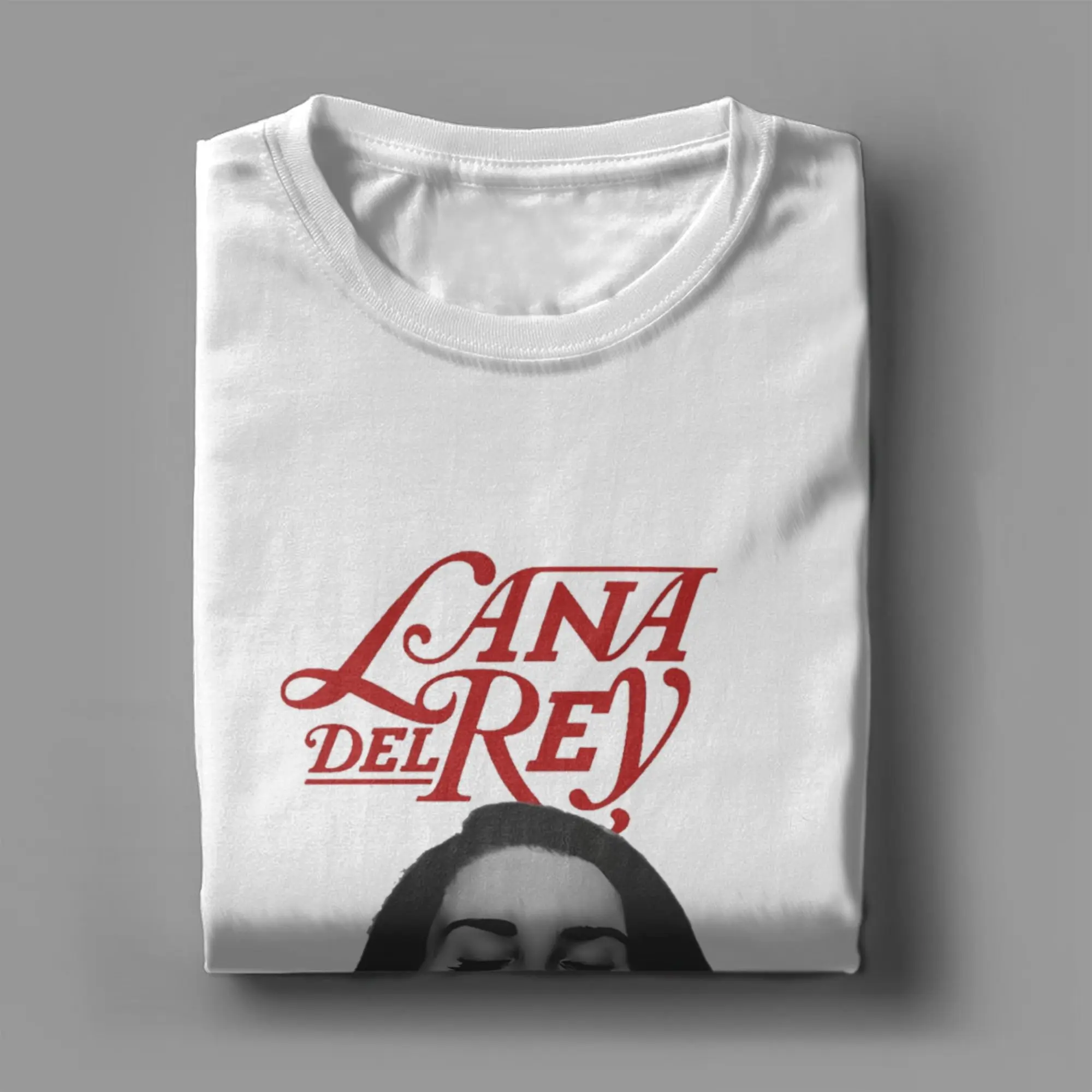 لانا ديل ري جولة تي شيرت الرجال ولد للموت الترفيه القطن تيز Crewneck قصيرة الأكمام تي شيرت الجرافيك المطبوعة القمم