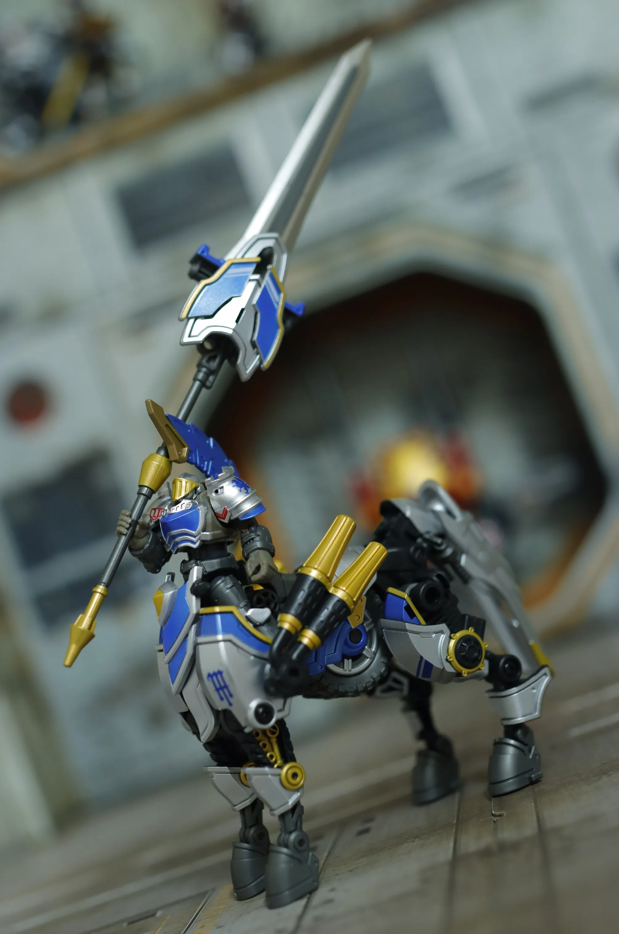 TA 24/2018 ECORE-Hull-42 1/35 Scale Male Soldier Centaur Phantom Knight, Cbaron Dicirculation, Environ 13cm, Ensemble complet, 5 "Action Figure Mode