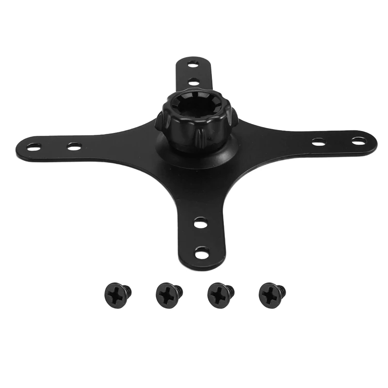 Portable Monitor Mounting Adapter Bracket Plate, 17Mm Ball Head To 100X100mm 75X75mm, Wall Mount Arm Mount Universal