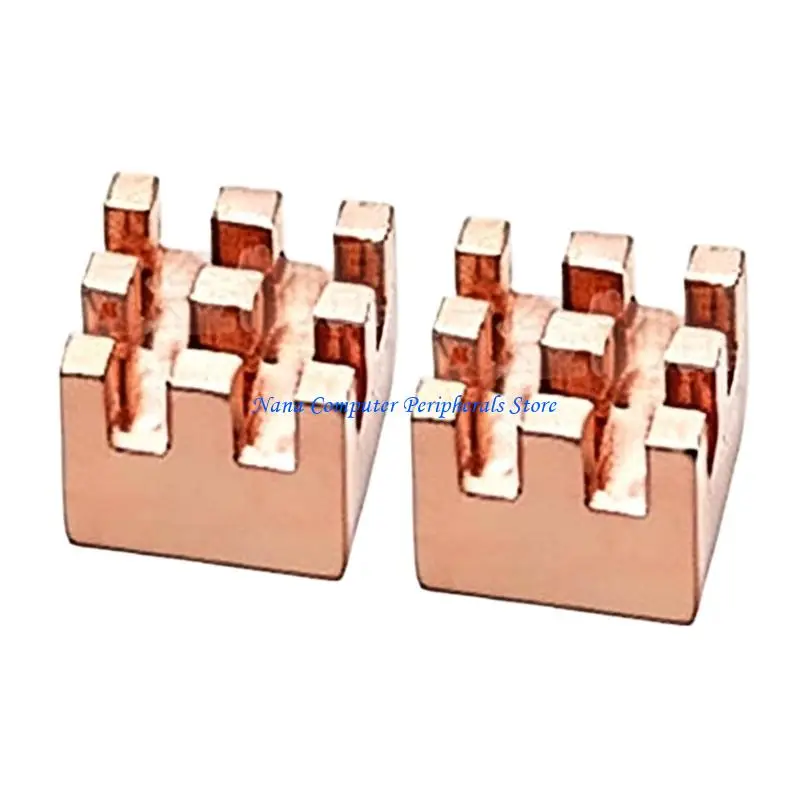F68C 2Pcs Small component heatsink for electronics care and heat spread