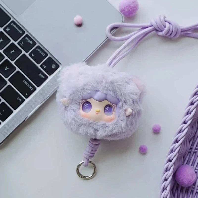 Yooki V7 Mini Zoo Vinyl Pluche Blind Box Knuffel Kawaii Mobiele Telefoon Hangend Touw Pop Decoratie Mystery Box Festival Geschenken