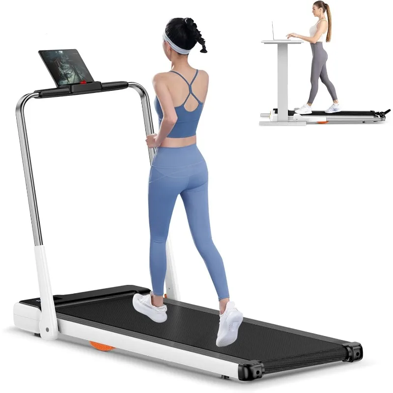 

Folding Walking Pad Treadmill with Handle, Ultra Quiet 45dB, 16.5" Wide Belt Foldable & Super Anti-Shock