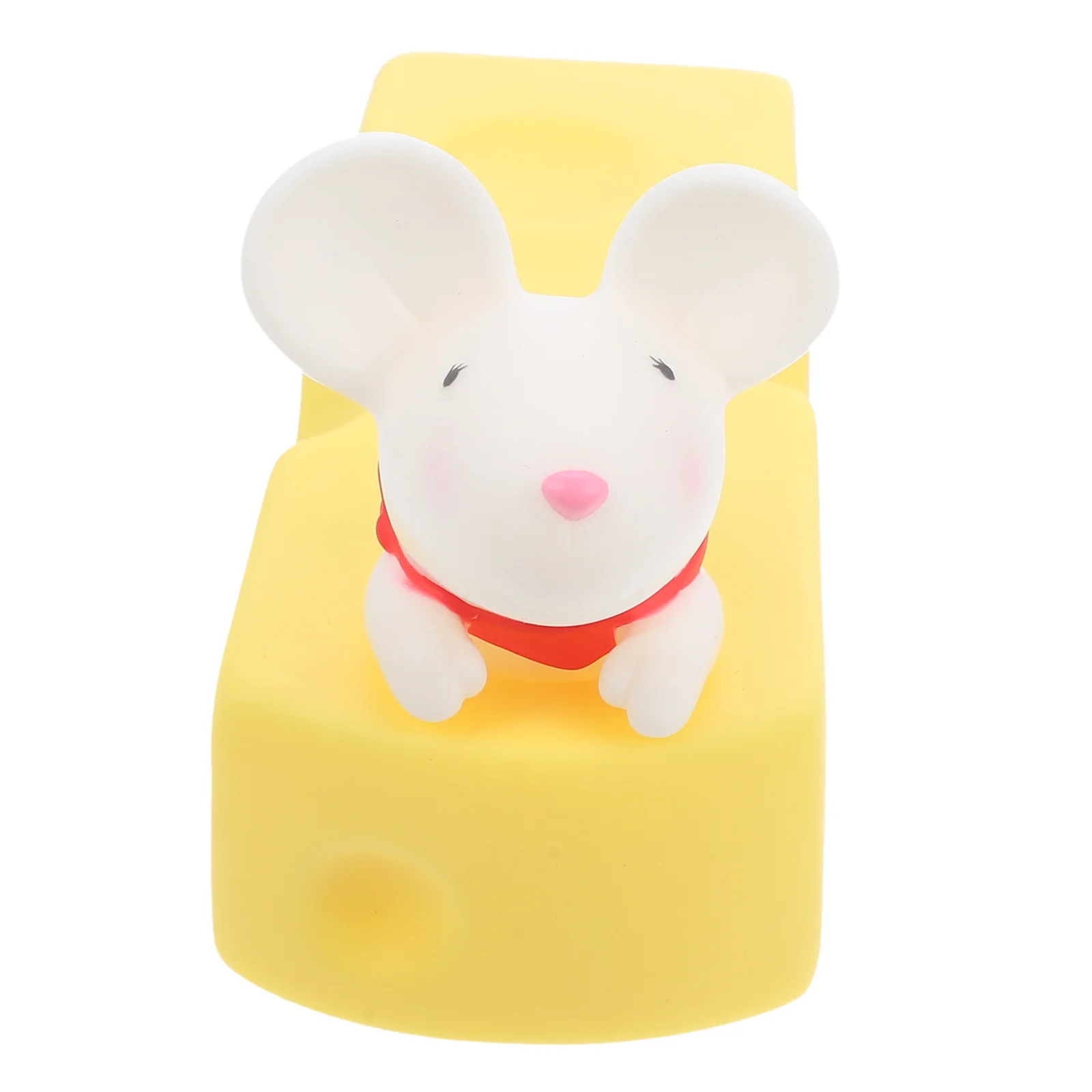 

Cartoon Cheese Mice Door Stopper PVC Safety Door Stopper Wedge Anti-Slip Finger Protector for Home Office