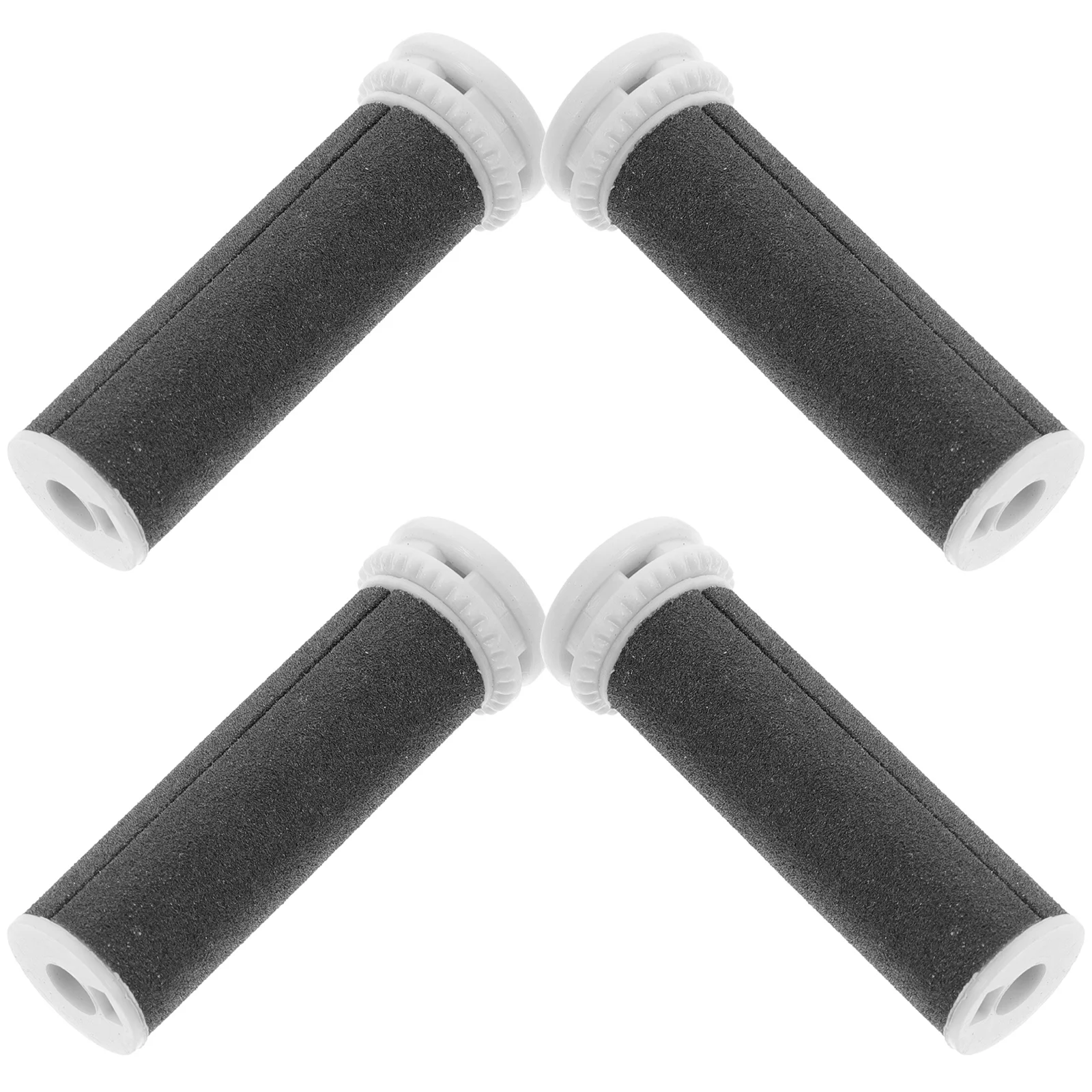 4 Pcs Foot Grinder Replacement Head Pedicure Extra Coarse Rollers File Refill Scroll Wheel