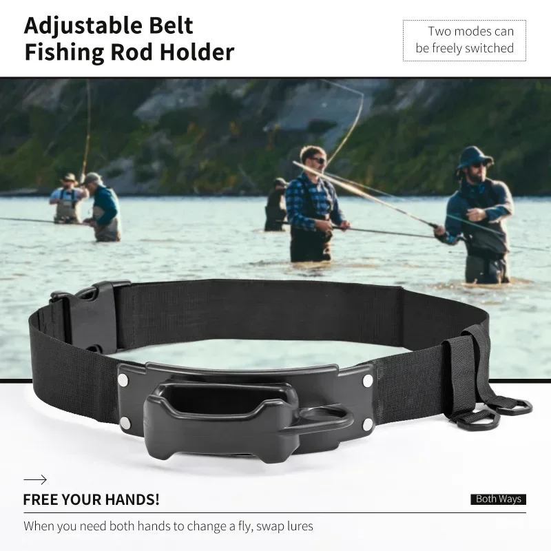 1PC Fishing Belts Lure Rod Waist Support Belt Fishing Bracket Temporary Insertion Outdoor Fishing Tackle Supplies Accessories