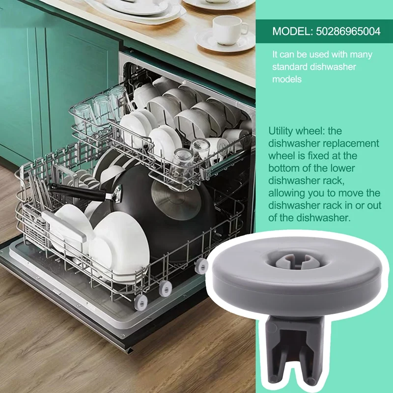 16 Pak Van Vaatwasser Wielen Lagere Mand Wielen Voor Aeg Electrolux Favorit Zanussi Vaatwasser Wielen