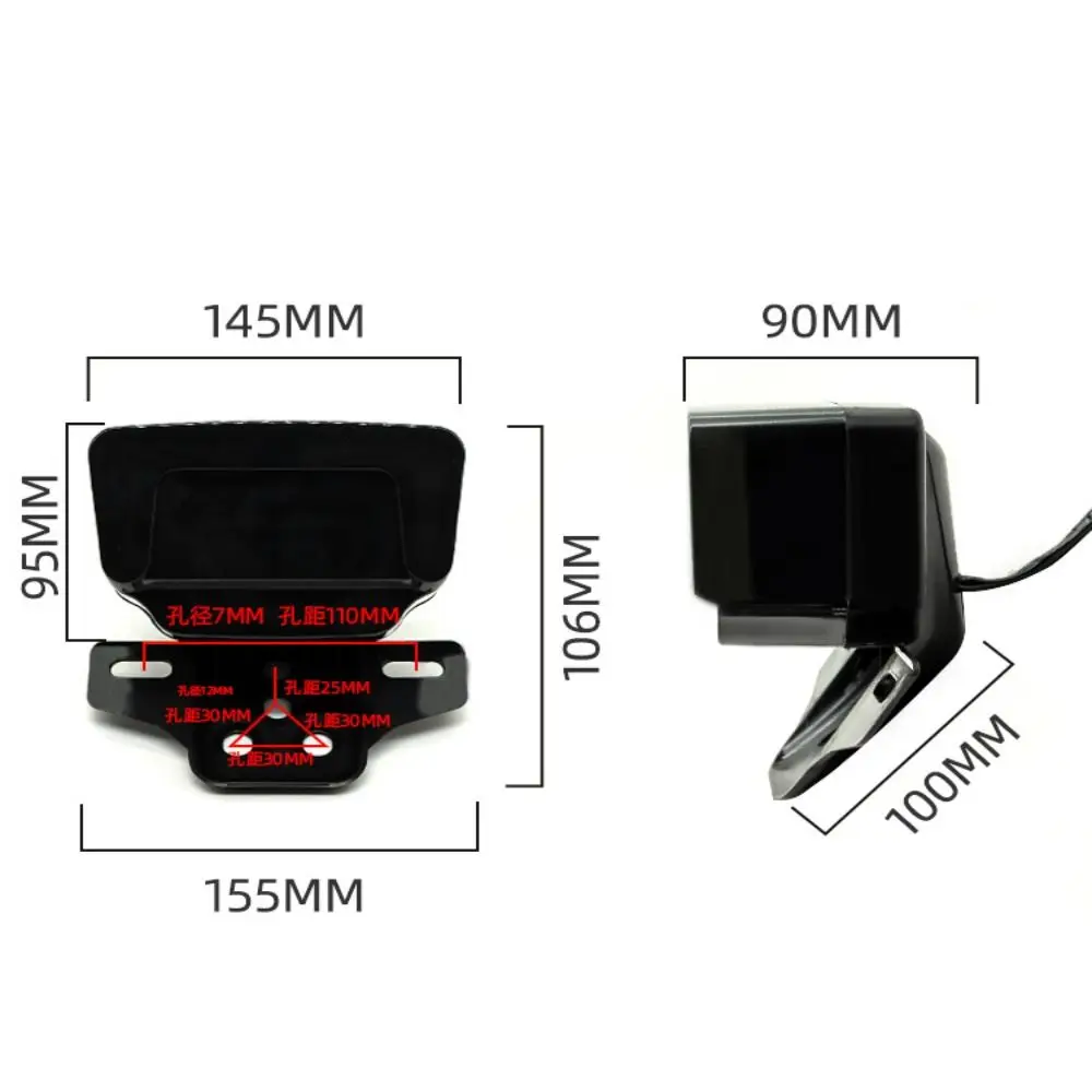 High Quality Waterproof Motorcycle LED Tail Lights Durable High Visibility Turn Signal Light Flashing Light Motorcycle Use