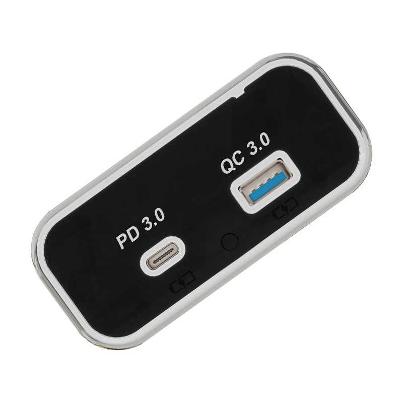 

12-24 В QC 3,0 USB и PD 3.0 Type-C быстрое зарядное устройство для автомобиля, домов на колесах, мотоцикла, разъем питания, подходит для автобусов, лодок, морских сил