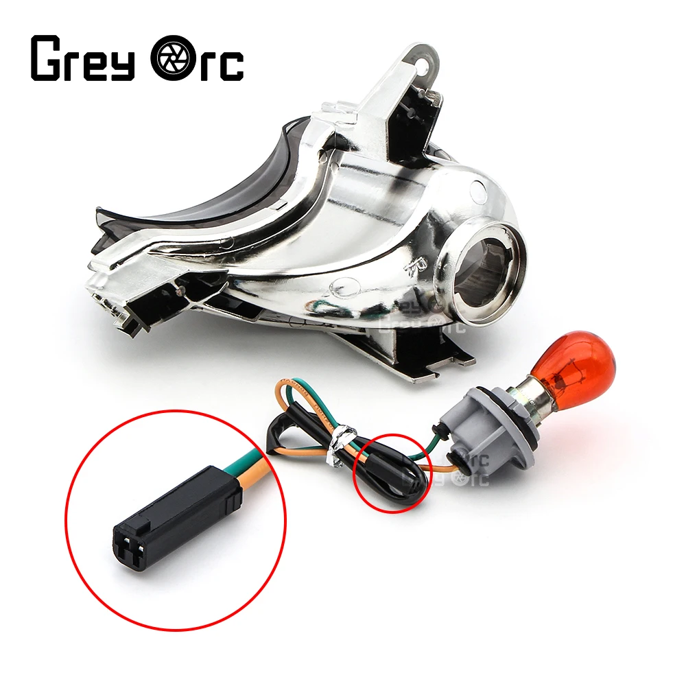 Per Suzuki Hayabusa 1300 GSX 1300R 2008-2020 Accessori Moto 2 Fili 12V Indicatore di direzione Anteriore Luce Direzionale