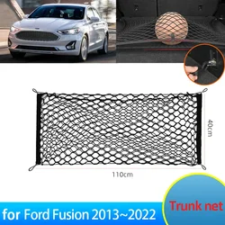 70X70 for Ford Fusion 2013 Mondeo MK5 2014~2022 2020 2019 2017 2015 Accessories Floor Boot Trunk Net Elastic Storage Organizer