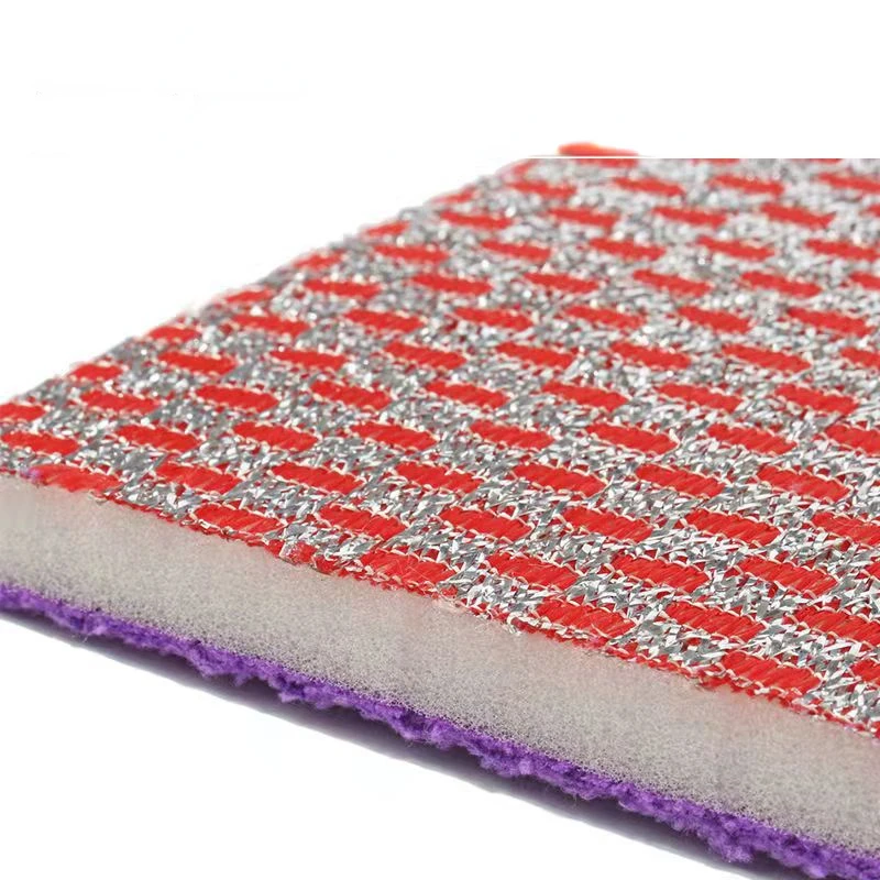 Dishwashing Sponge Dishwashing Cloth Kitchen Cleaning Brush Pot Brush Wipe Double-sided Magic Wipe Wholesale Cleaning Tools
