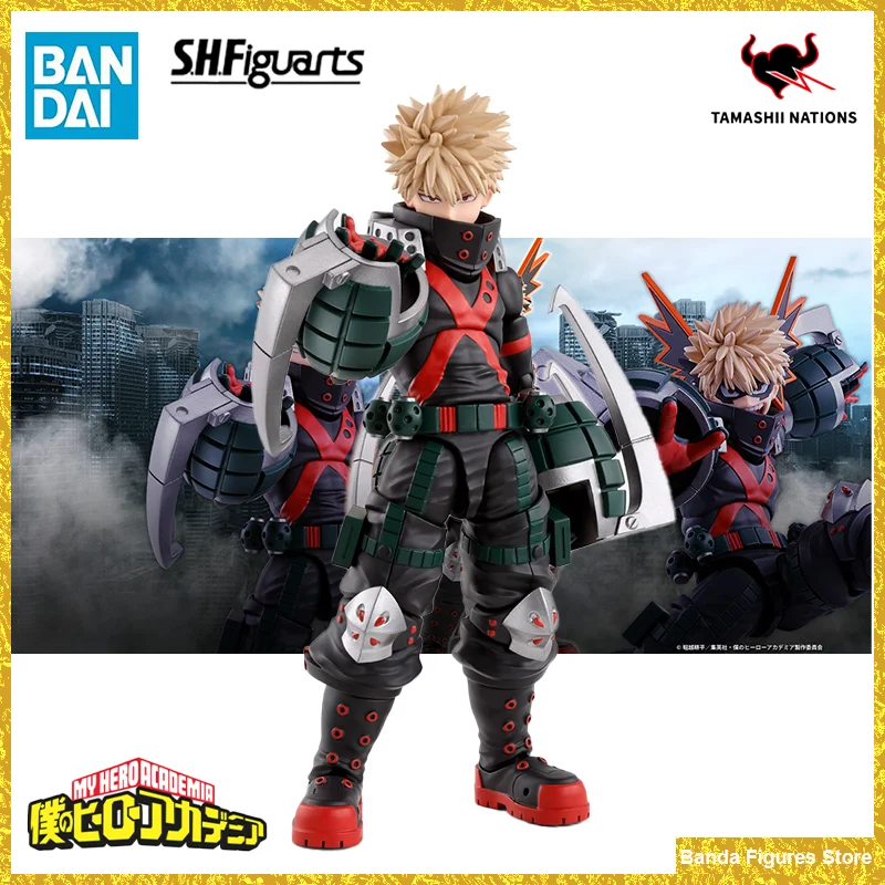 Original BANDAI S.H.Figuarts SHF Katsuki Bakugo In Stock Anime Action Collection Figures Model Toys