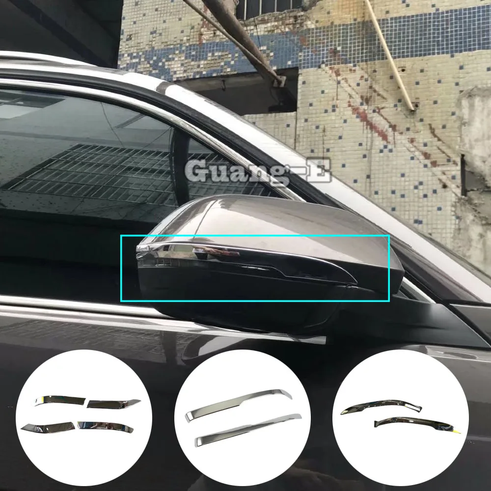 

Car Accessories Rear View Stick Side Mirror Cover Eyebrow Trim Frame Lamp For VW Volkswagen Teramont Atlas 2017 2018 2019 2020