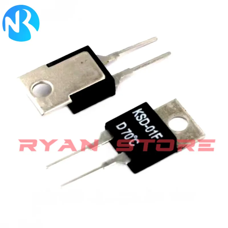 2PCS KSD-01F KSD 01F 0-150 Degree Celsius Normally Open Close Temperature Switch Thermostat Thermal Protector TO-220