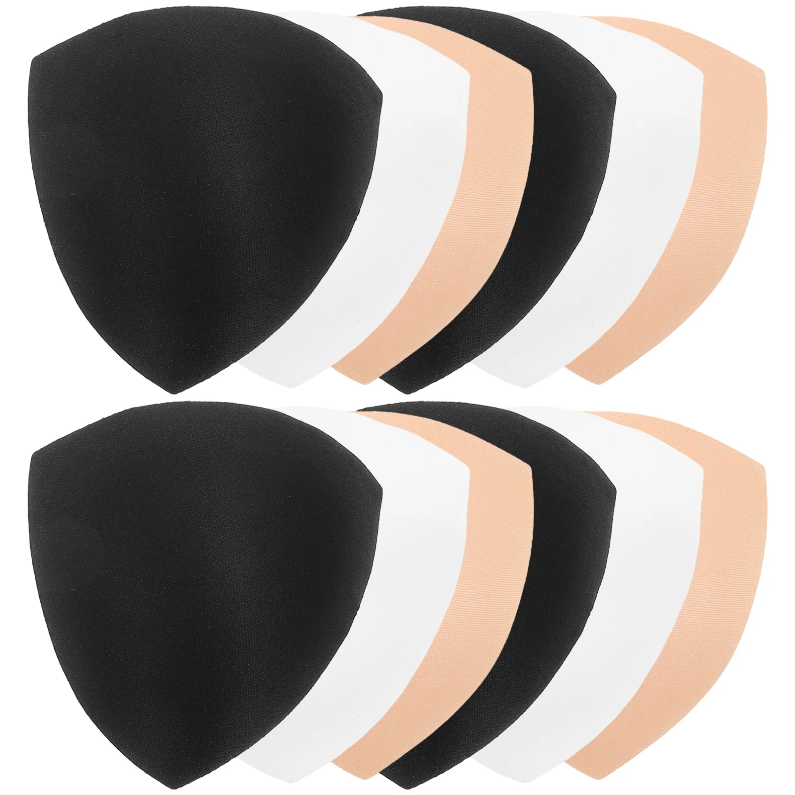 

6 Pairs Pads Cup Inserts for Women Bathing Suit Triangle Miss Bras Without Wire