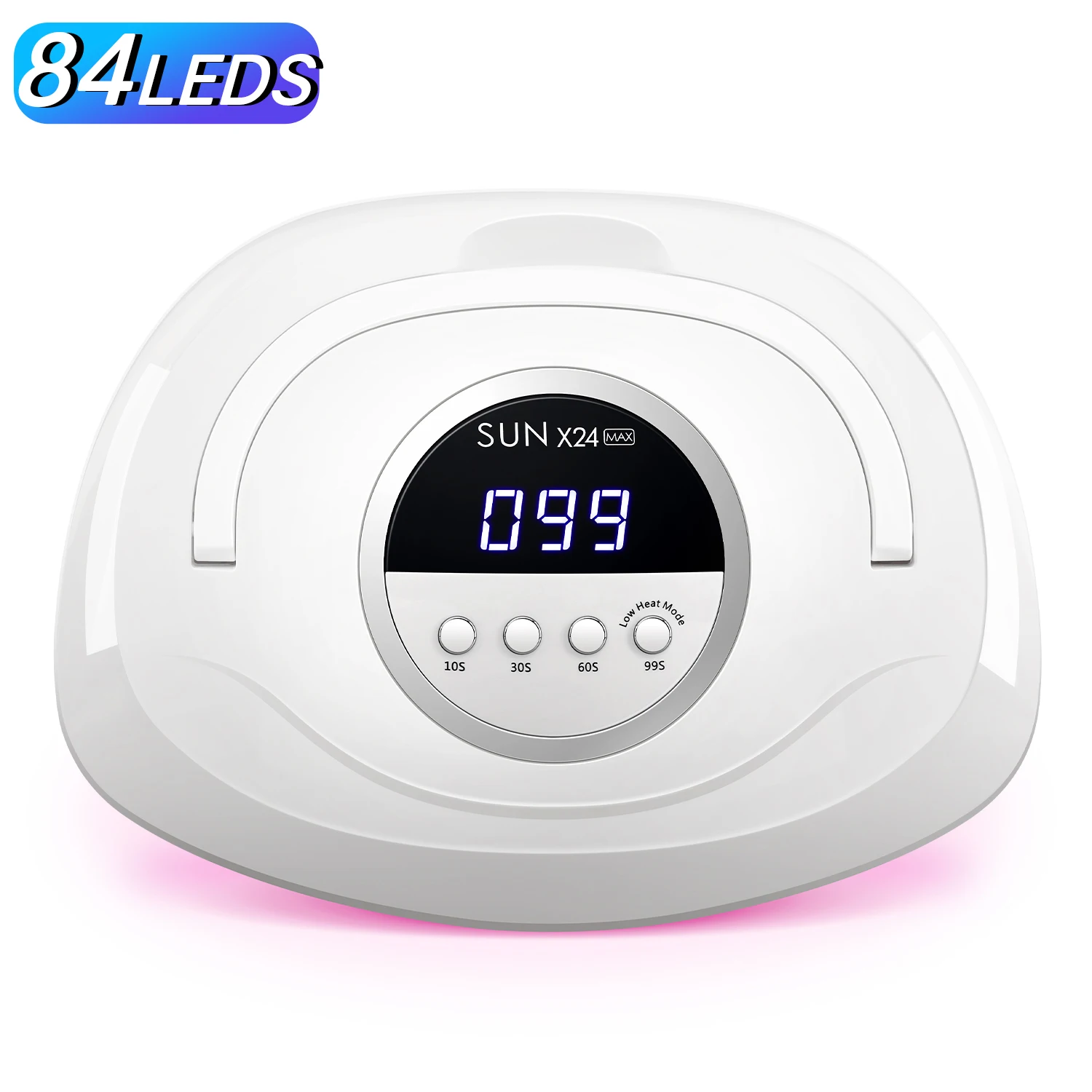 DianaBeauty 380 W professionelle UV-LED-Nagellampe für schnell trocknenden Gel-Nagellack, 90 LEDs, Gel-Trocknungslampe mit 4 Timer-Einstellungen