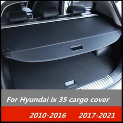 For Hyundai ix35 2010-2016,2017-2021 Cargo cover Leather Canvas retractable Trunk bulkhead curtain modified accessories