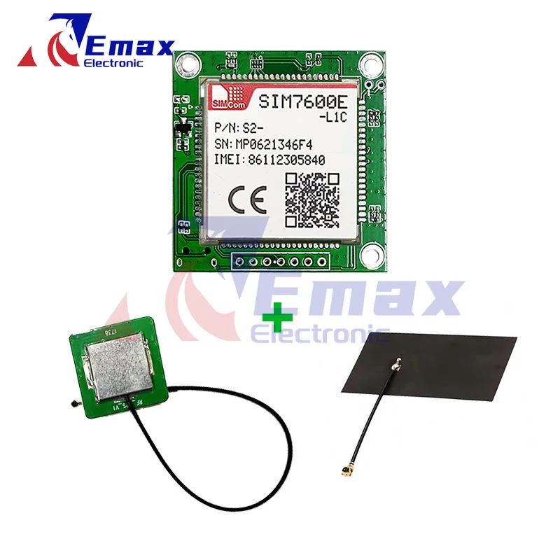 SIM7600E-L1C CAT1 Core Board, Conselho De Desenvolvimento, LTE CAT1 + GNSS, SIM7600E-L1C