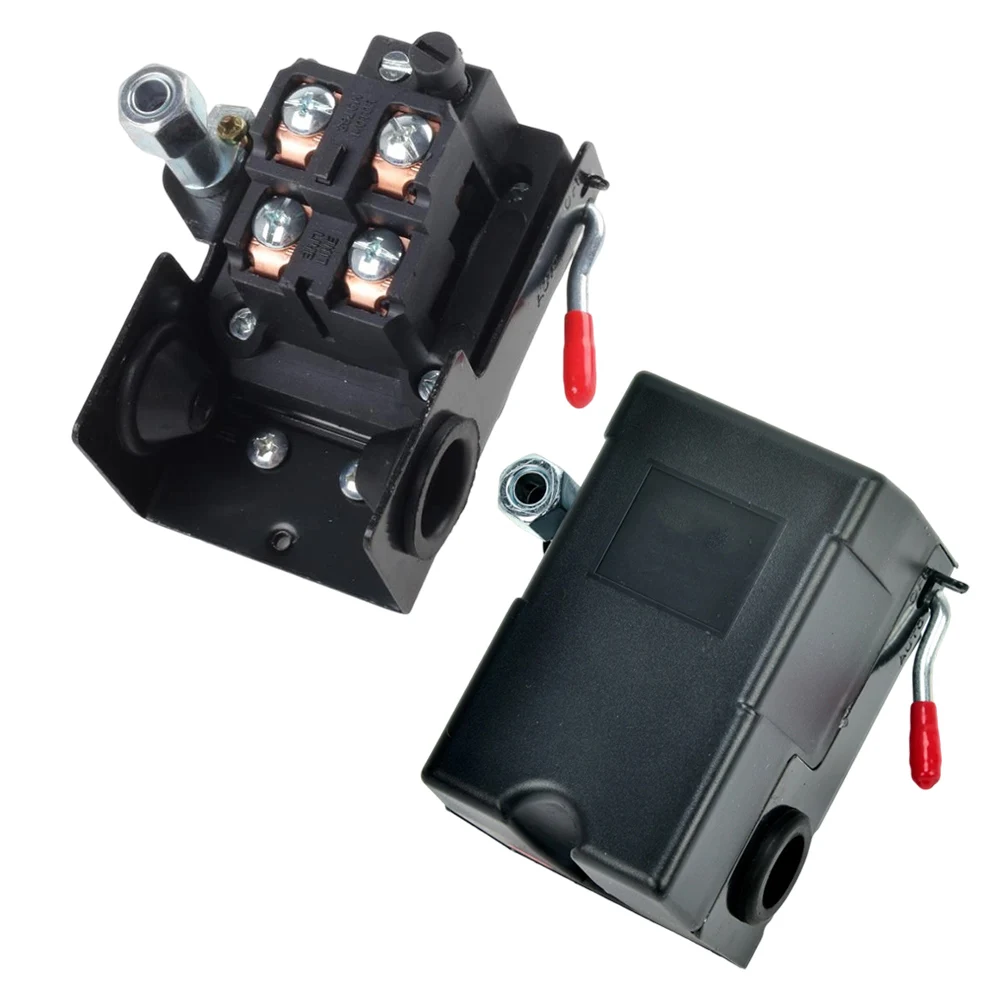 

LR10-1H Air Compressor Pressure Switch Control 90-125psi Single Port Heavy Duty 26A Replacement Pressure Switch NPT1/4