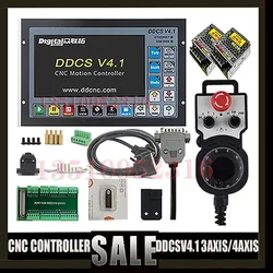 Ddcsv3.1 Upgrade Dd Csv 4.1 Cnc Controller Kit Of 3axis 4axis Motion Control System Usb Interface Metal Case Mach3 Handwheel Mpg