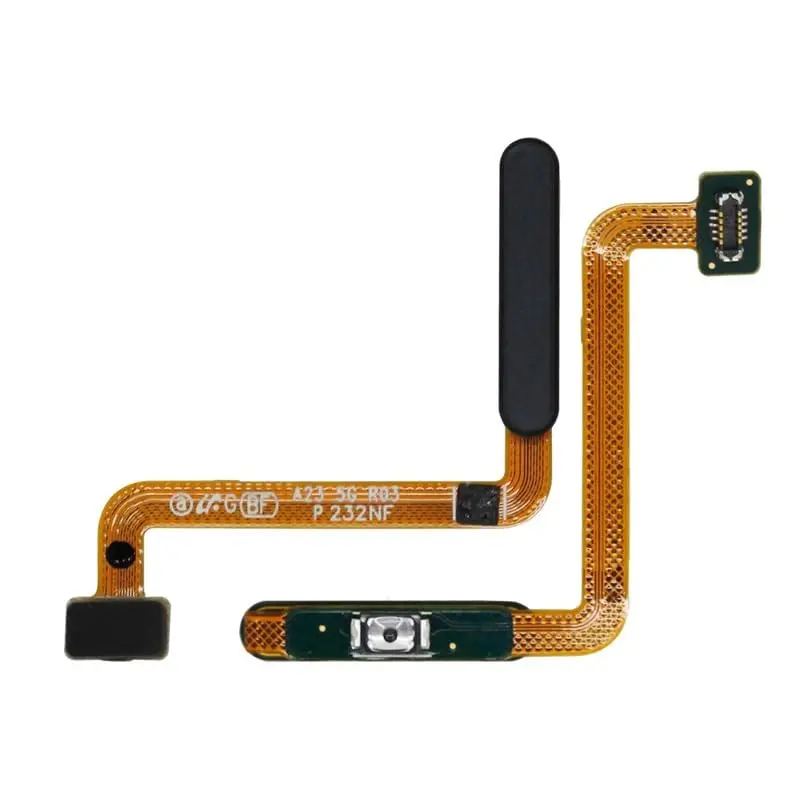 Power Button Fingerprint Sensor Flex Cable Replacement For Samsung Galaxy A23 5G SM-A236U USA (Black)