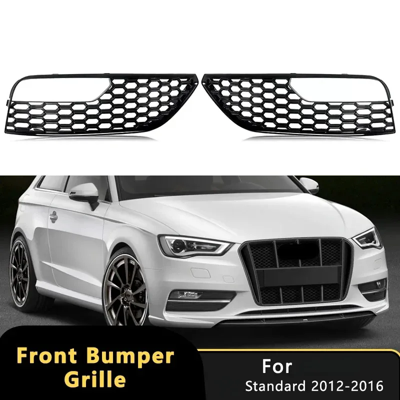 

2X Honeycomb Mesh Hex A3 Standard 2013-2016 Racing Style Front Bumper Grille