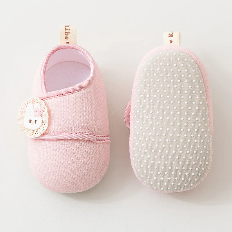 Printemps été nouveau-né bébé chaussures premiers chaussures de marche avec semelles souples chaussures de marche enfants chaussures antidérapantes mignon premiers marcheurs 0-2Y