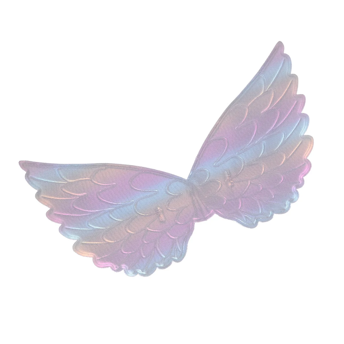 Cosplay Arco Iris Color rendimiento Prop decoración niños Halloween escenario disfraz niños alas