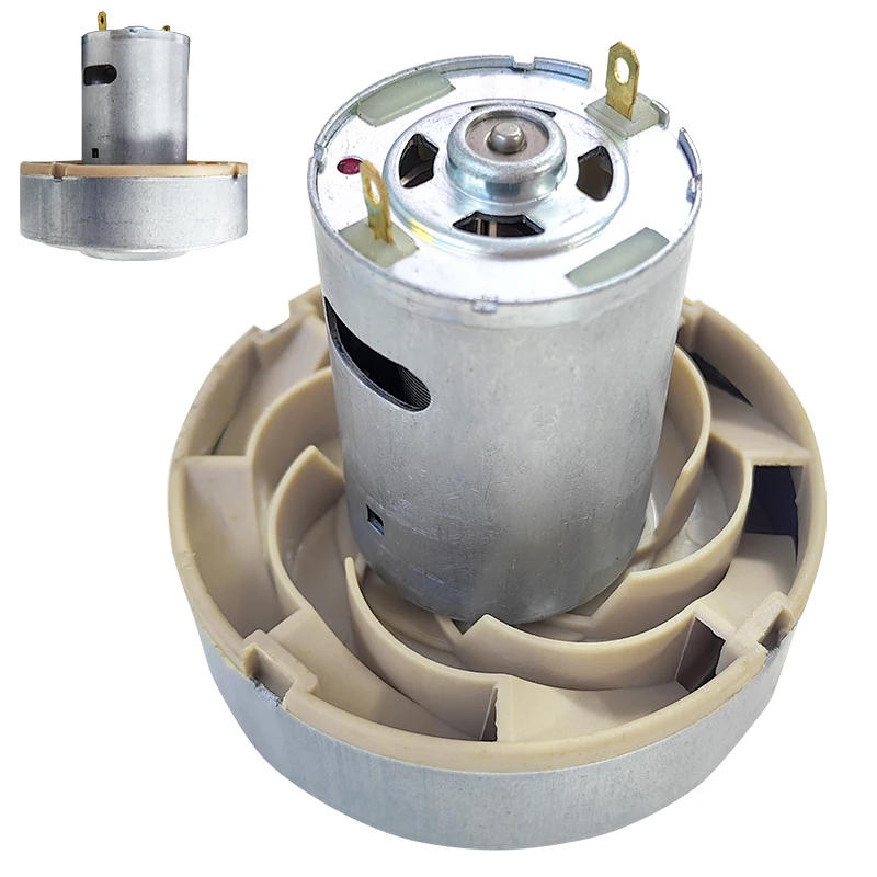 

DC 22.2V Vacuum Cleaner Motor 120W 545 Micro Motor Vacuum Cleaner Parts Ball Bearing Large Suction Air Blower Built in Driver
