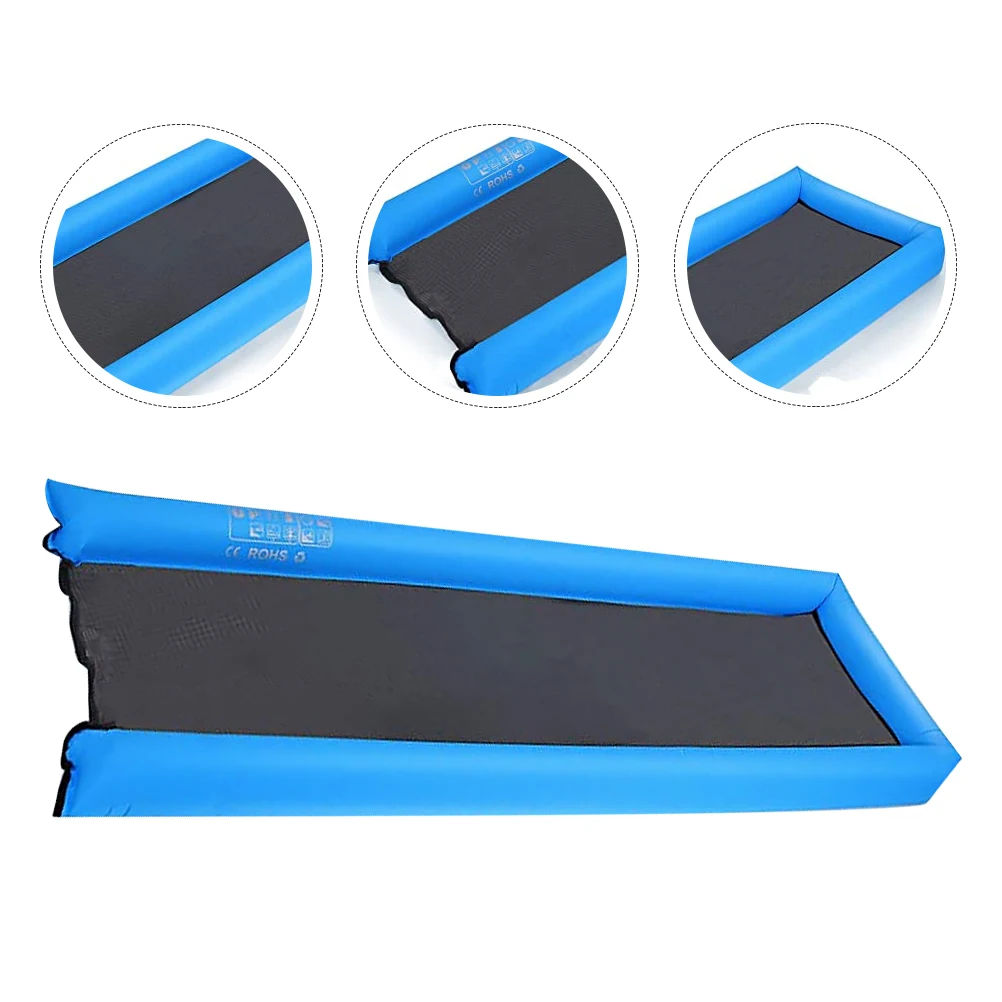 Tapis d'eau gonflable pour piscine, lit flottant, double usage, pour bain sur le lac, chaise longue 100% en Nylon
