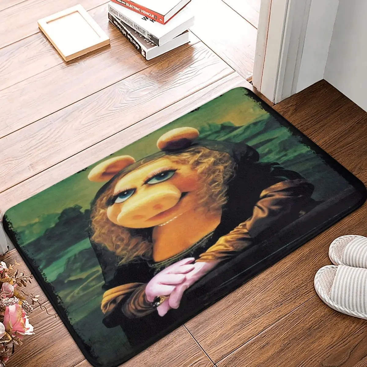 Miss Piggy 40x60cm Carpet Polyester Floor Mats Trendy Living Room Home Decor