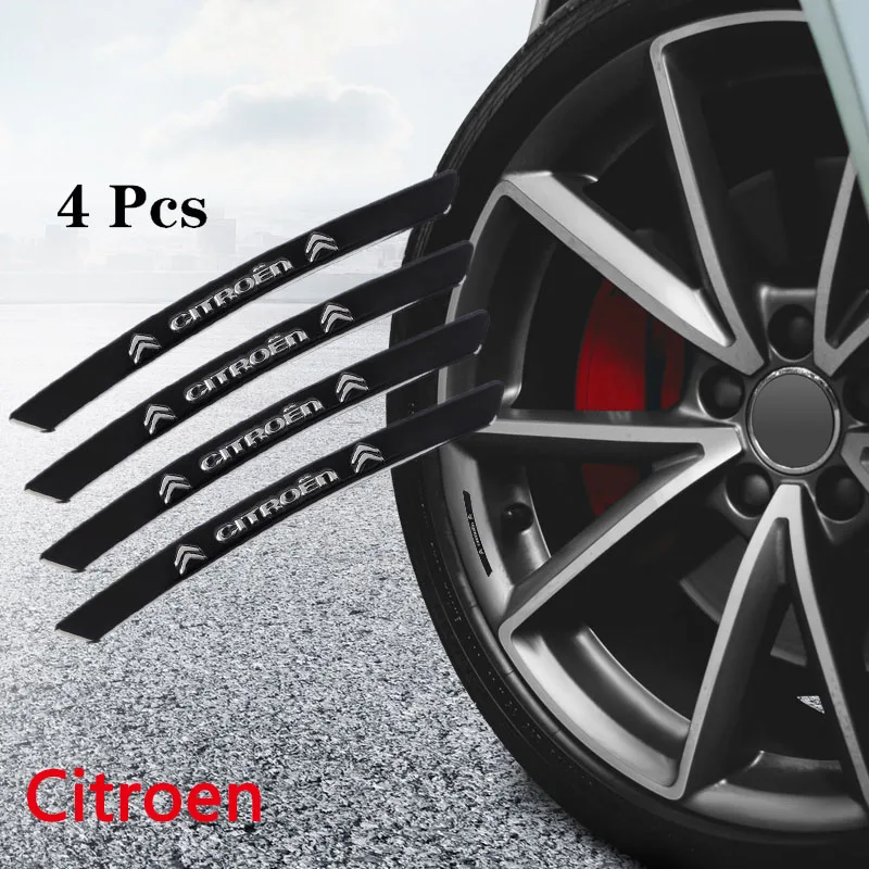 4pcs Aluminium Alloy Car Wheel Hub Stickers For Citroen C1 C2 C3 Vts C4 Saxo C4L C5 C6 C8 Xsara Picasso Berlingo Cactus Aircross