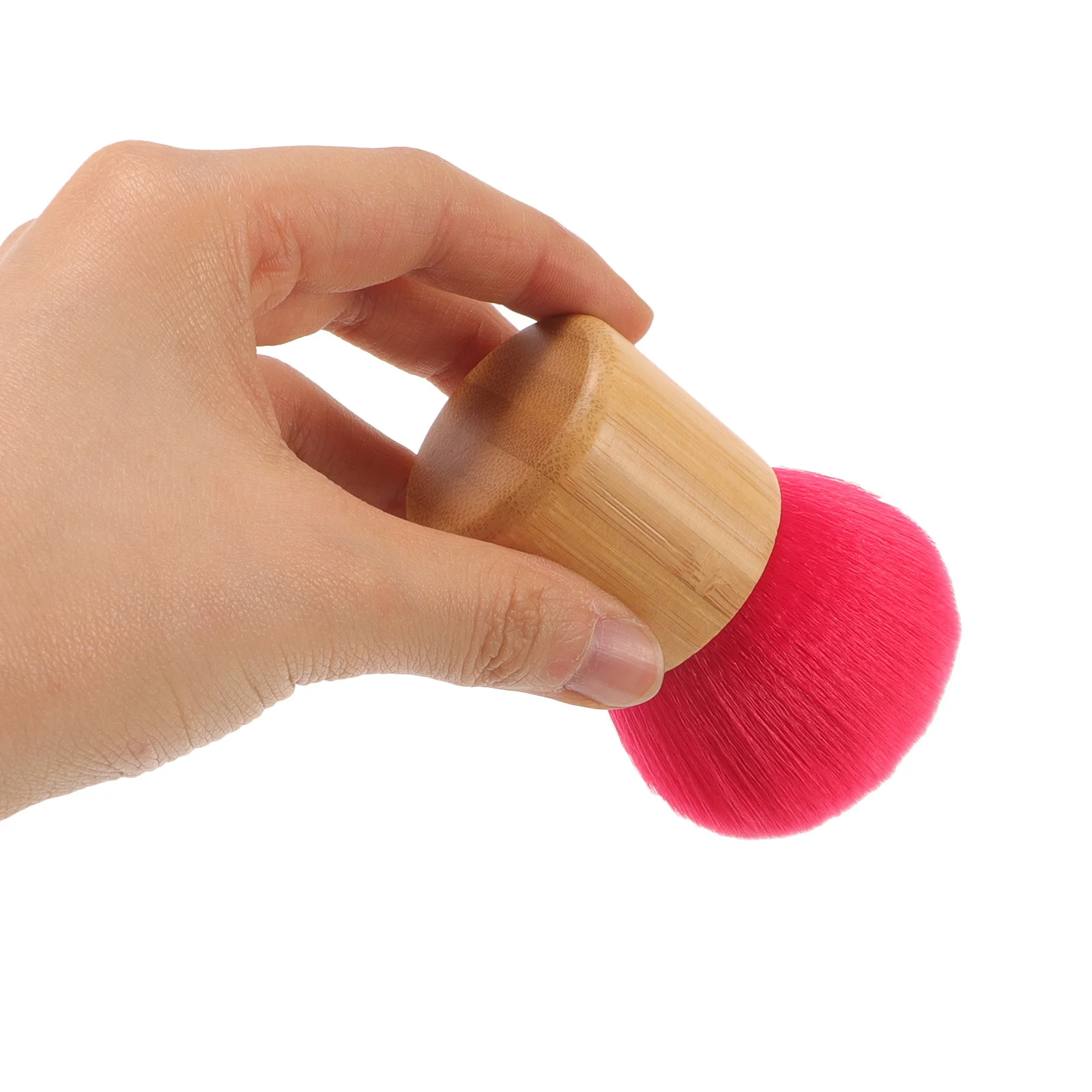 Loose Powder Brush For Setting Powder Blush, Soft Faux Fiber Bristles, Travel Makeup Brush, Face Brush,