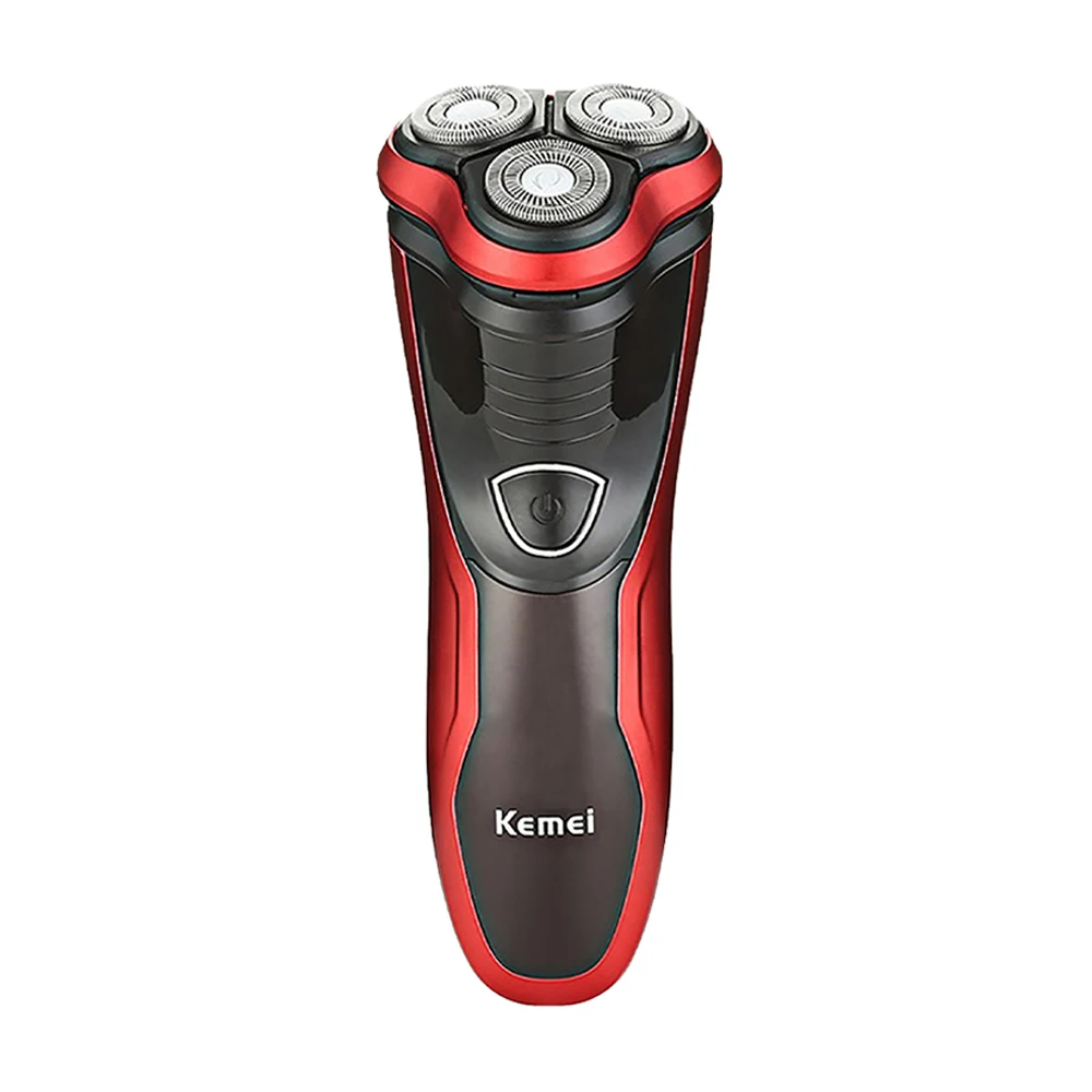 Kemei KM-9013 3D Electric Shaver For Men Wet Dry Beard Bald Head Electric Razor Rechargeable Facial Shaving Machine