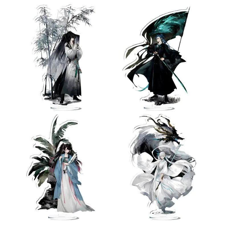 Game Wuthering Waves Version 3.0 Doujin Standing Paint Jinhsi Jiyan Qiuyuan Acrylic Stand Plates Model Desktop Decoration Gift