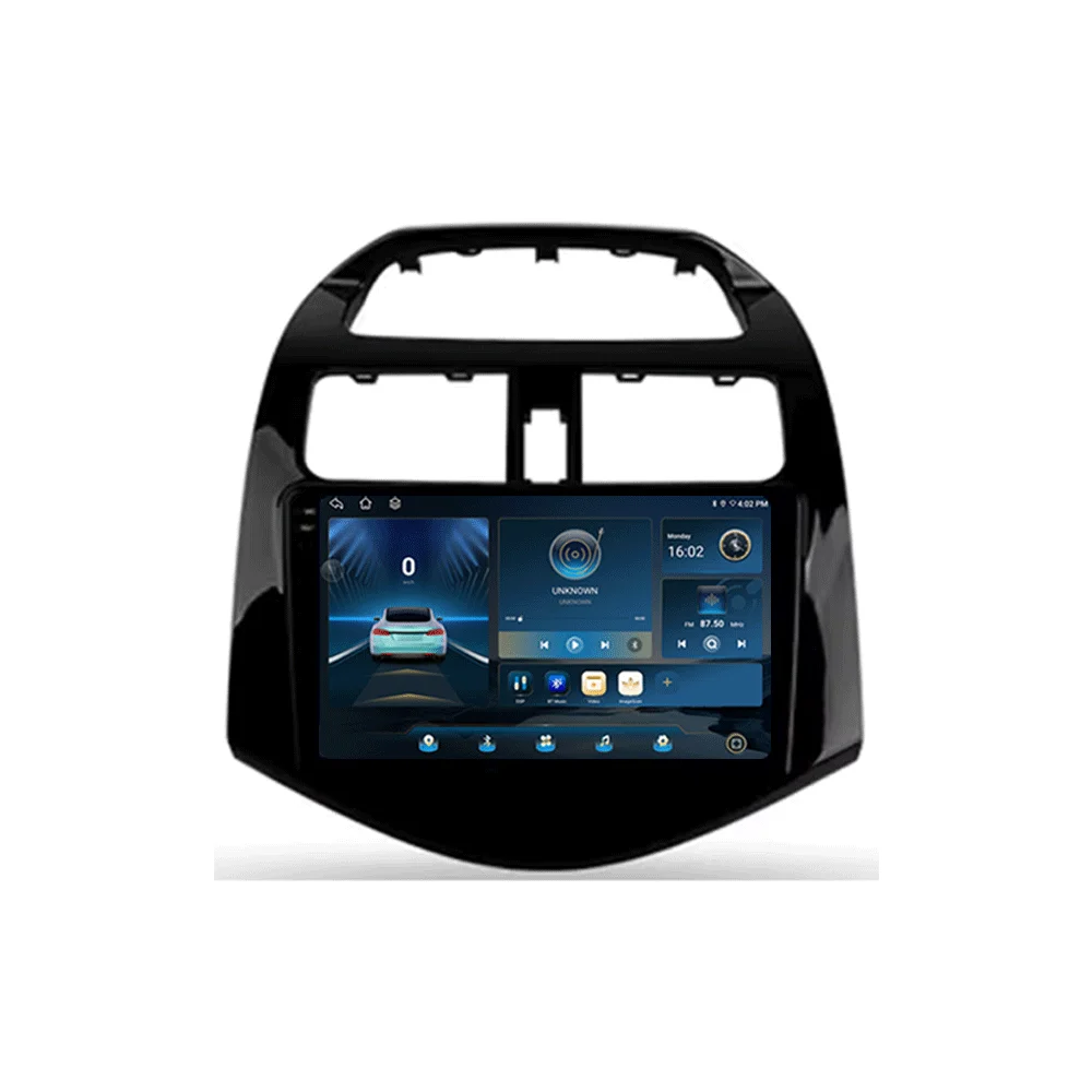 Android 16 autoradio Carplay Auto multimediaspeler voor Chevrolet Spark Beat Matiz Creative 2009 - 2016 E53 X5 M5 2din stereo - afbeelding 2