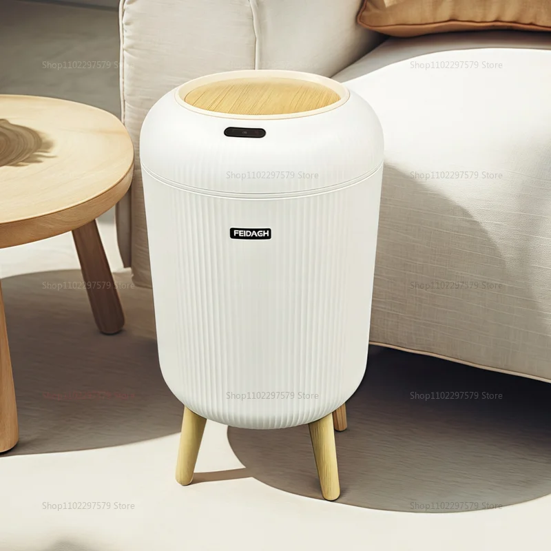 التلقائي سلة المهملات الذكية الصغيرة البلاستيك سلة المهملات الكهربائية مقاوم للماء المطبخ الحمام إعادة تدوير بن المدمجة الاستشعار سلة النفايات