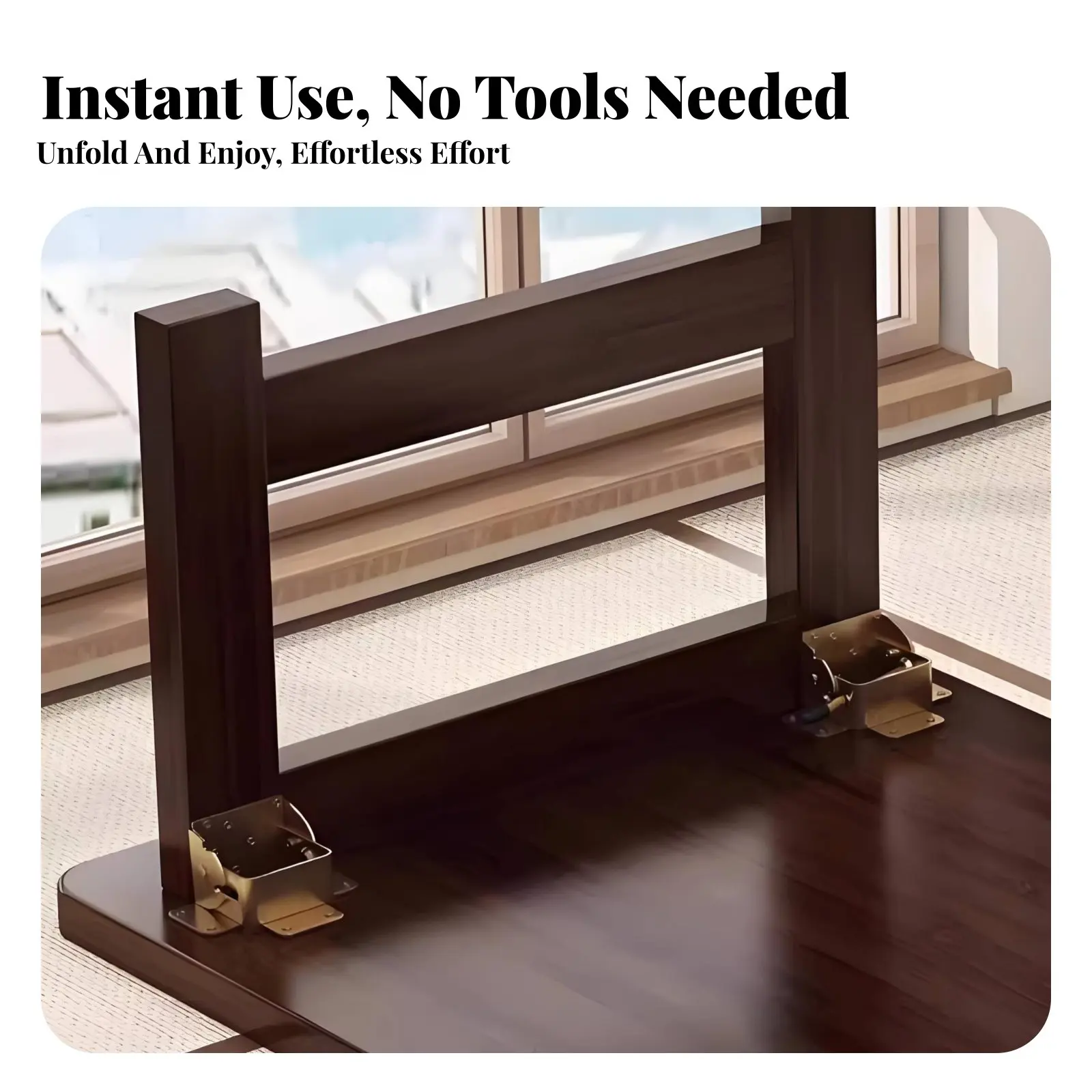 

Foldable Floor Table Serene Aesthetic Foldable Floor Table Space-Saving Sturdy and Stable for Meditators, Minimalists