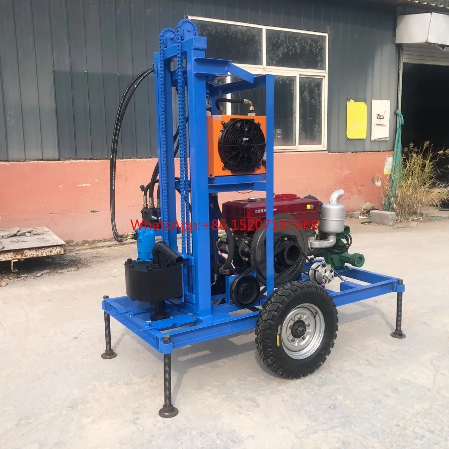 Wheeled Water Well Drilling RIGS With Various Drilling Methods in Different Terrain are Sold in China