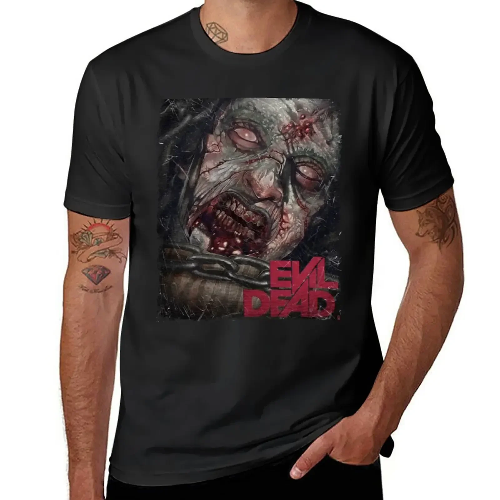 Summer harajuku custom t shirt heavyweight New Cheryl Deadite - Evil Dead custom   quick-ying  Short sleeve tee men clothing