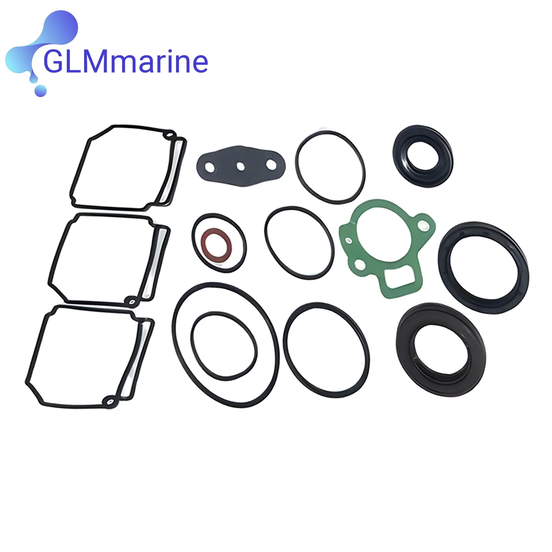 Power Cylinder head Gasket Kit 6H3-W0001-02 for Yamaha 2-Stroke 60 70 HP 3 Cyl C70 P60 Outboard 6H3-W0001-02-00 Sierra 18-99176