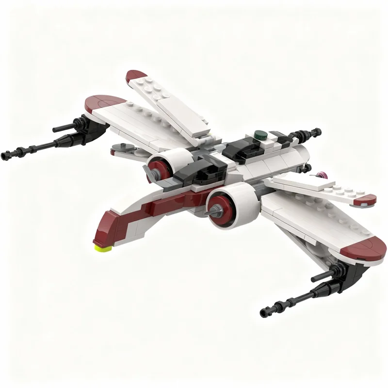 

270 деталей MOC Mini ARC 170: Конструктор «Звездная битва», развивающая игрушка, подарок на Рождество, идея для творчества, образовательный набор, подарок на день рождения