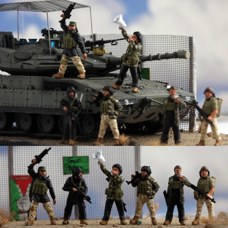 

Масштабная модель 1:72, смола, 6 шт., сопротивление, Guerrilla, военные солдаты, сделай сам, сцены, коллекция аксессуаров, подарки, игрушки, фанаты, куклы