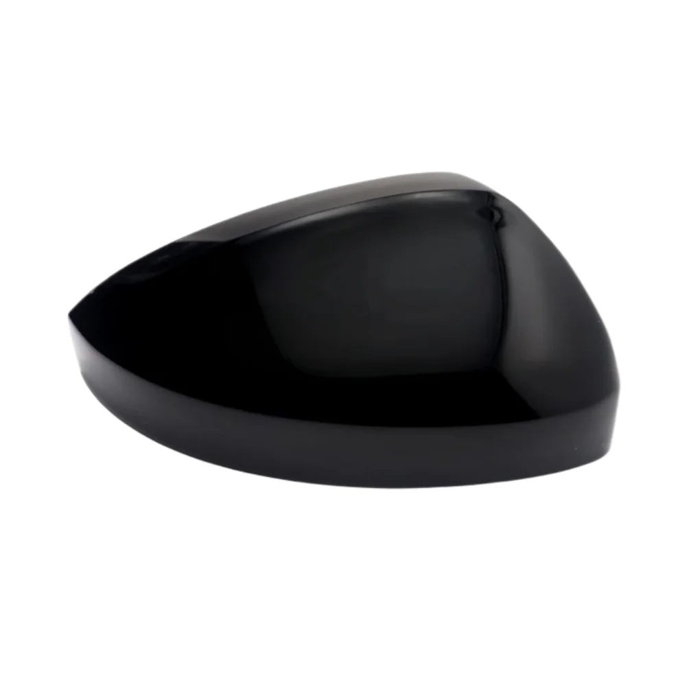 Stylish Mirror Cover Upgrade Mirror Black Side Mirror Housing UV-proof Coating Impact-resistant Design Rust-proof Construction