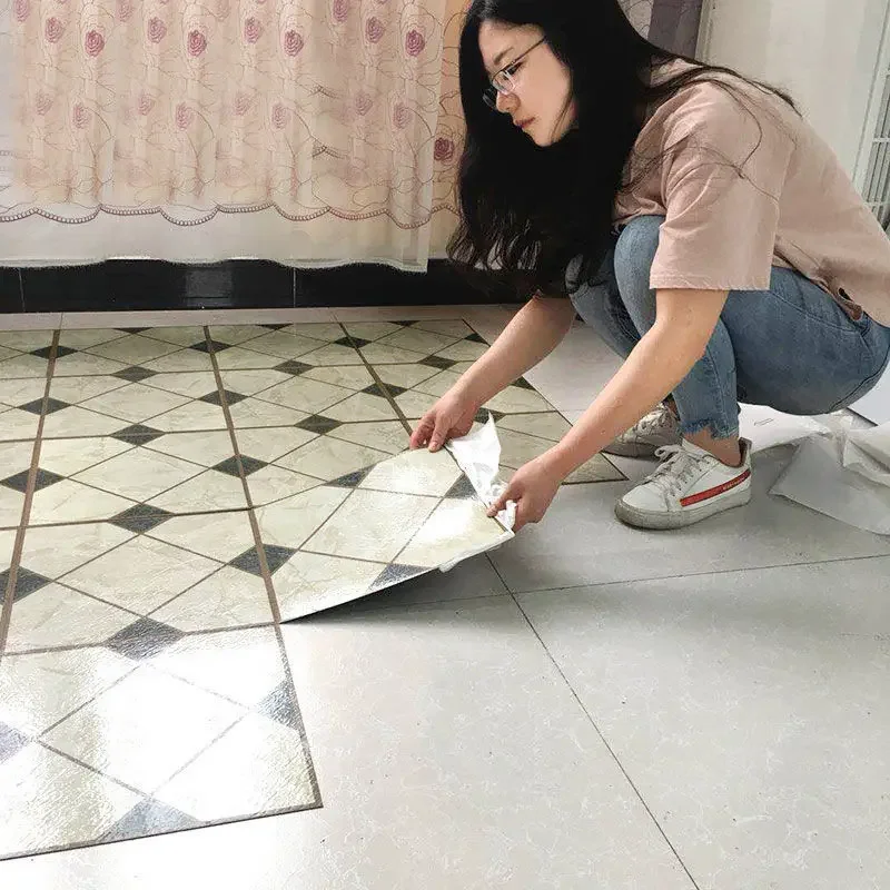 1pc 3D carrelage autocollants imperméable Stickers muraux Pegatinas De Pared peler et coller carrelage salle De bains cuisine dosseret autocollant