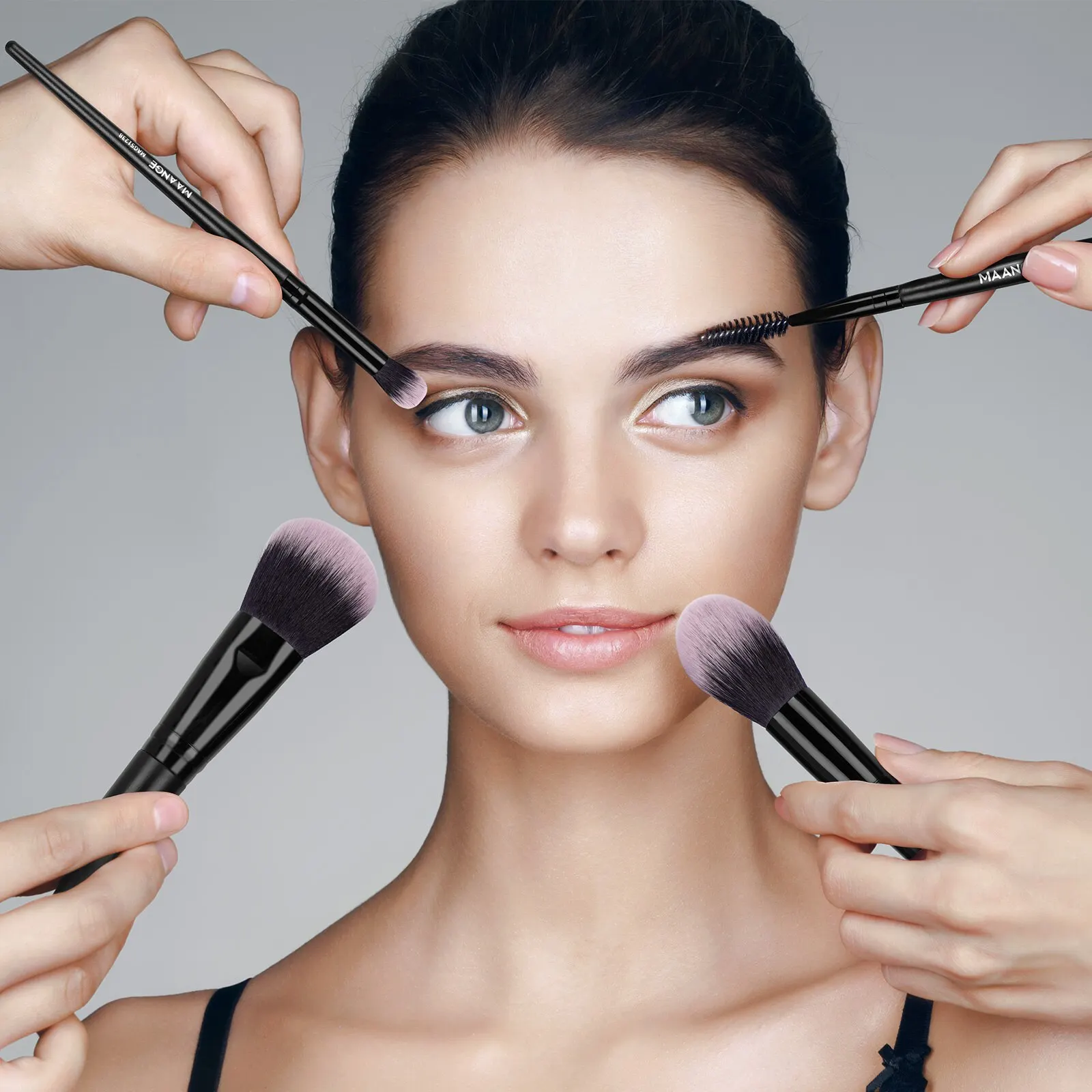 Professional Makeup Brushes Kit para Mulheres, Ferramenta de Beleza, Fundação, Sombra, Powder Brushes Set, Caixa de Presente, 20 Pcs