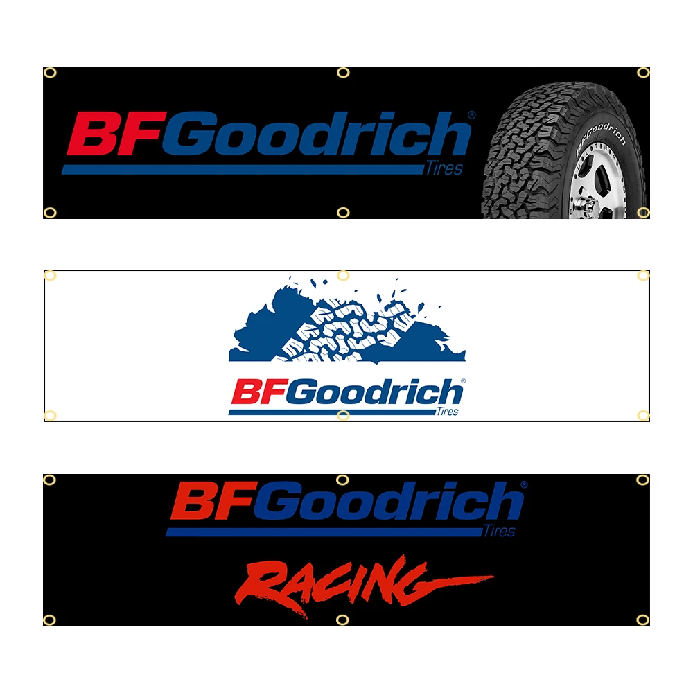 60X240cm BFGoodrich Banner Flag Polyester Printed Garage or Outdoor Decoration Tapestry