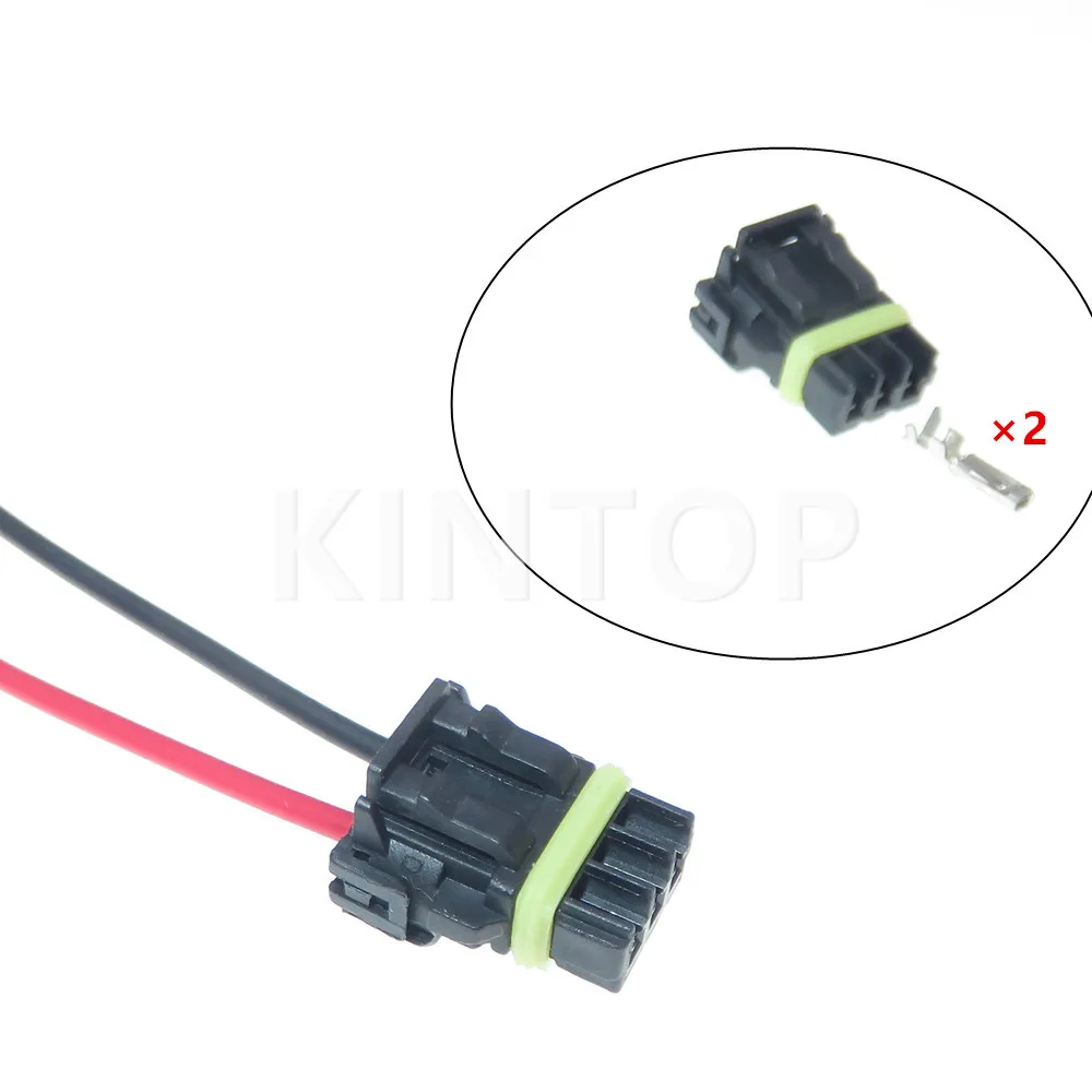 1 Set 2 Pins 52116-0241 52117-0241 52117-0243 AC Assembly Waterproof Socket Auto Reverse Mirror Turn Signal Cable Plug