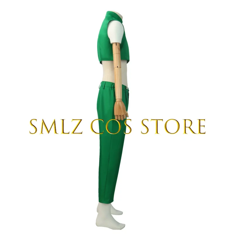 Stagione 3 Meliodas Cosplay Anime Sette Peccati Capitali Costume Cosplay Uomo Verde Top Pantaloni Parrucca Vestito Halloween Party Gioca Ruolo OA3540